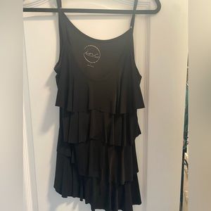 INC International Concepts Black Tiered Camisole